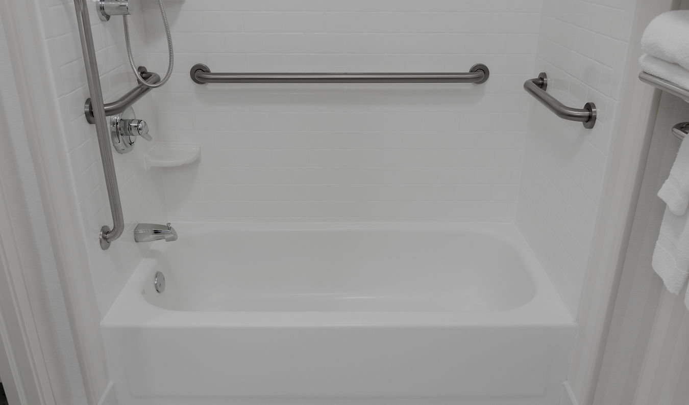 Accessible bathroom grab rails installed for a Perth home