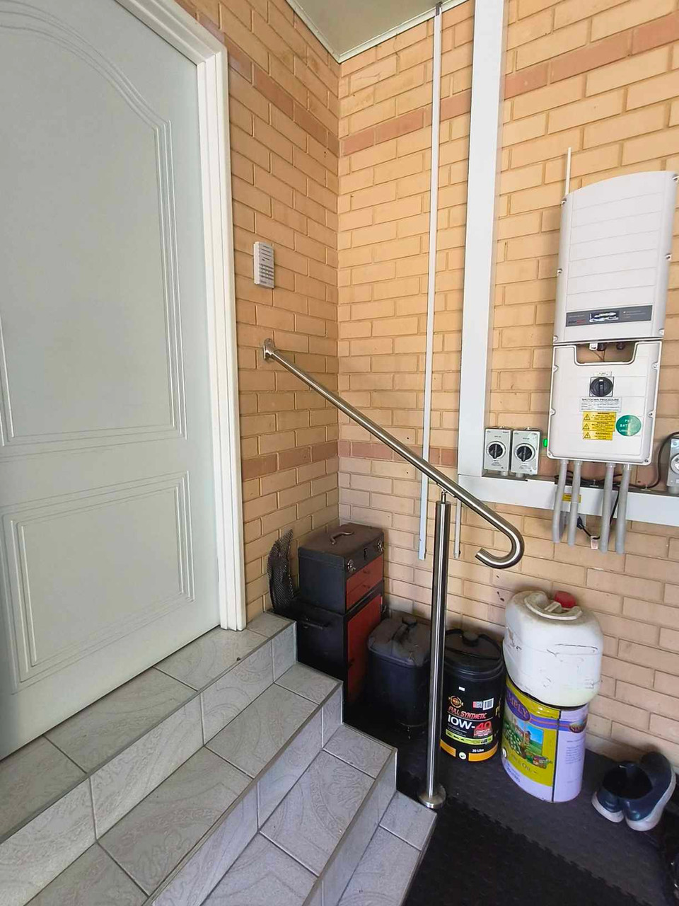 Stainless steel handrail fitted for everyday support in Perth