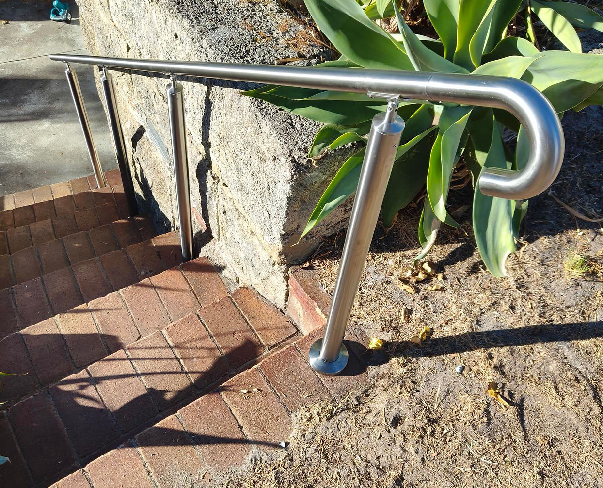 Modular handrail supplied and installed in Perth